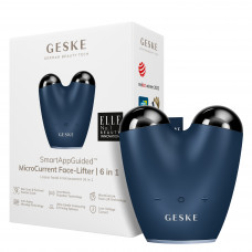 Микротоковый стимулятор для подтяжки кожи лица и шеи Geske MicroCurrent Face-Lifter 6в1 (Midnight) HB0133