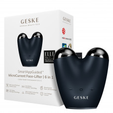 Микротоковый стимулятор для подтяжки кожи лица и шеи Geske MicroCurrent Face-Lifter 6в1 (Black) HB0135