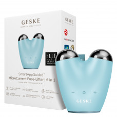 Микротоковый стимулятор для подтяжки кожи лица и шеи Geske MicroCurrent Face-Lifter 6в1 (Turquoise) HB0136