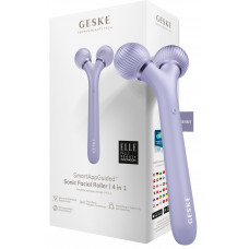 Электронный звуковой ролик для лица и тела Geske Sonic Facial Roller 4в1 (Purple) HB0178