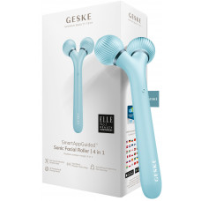 Электронный звуковой ролик для лица и тела Geske Sonic Facial Roller 4в1 (Turquoise) HB0180