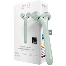 Электронный звуковой ролик для лица и тела Geske Sonic Facial Roller 4в1 (Green) HB0184