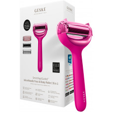 Роллер для игловой мезотерапии лица и тела Geske MicroNeedle Face&Body Roller 9в1 (Magenta) HB0208