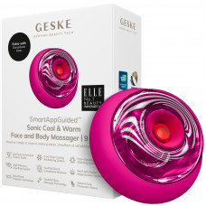 Звуковой массажер для лица и тела Geske Cool&Warm Face and Body Massager 9в1 (Magenta) HB0278