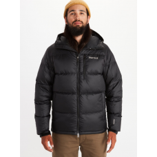Куртка мужская зимняя Marmot Guides Down Hoody Black р.L, Мужской пуховик Мармот