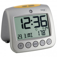 Настольные цифровые часы с будильником TFA Sonio 602514