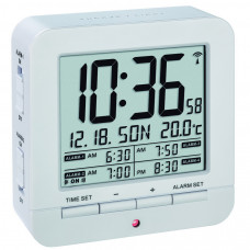 Настольные цифровые часы с будильником TFA Bingo White 60253602