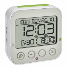 Настольные цифровые часы с будильником TFA Bingo 2.0 White 60255002