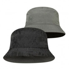 Панама Buff Travel Bucket Hat, M/L (Gline Black/Grey) (BU 128626.999.25.00)