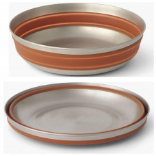Туристическая складная миска Sea To Summit Sigma Detour Stainless Steel Collapsible Bowl, L, Bombay Brown (STS ACK039011-060307)