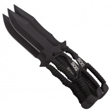 Набор ножей для метания SOG Throwing Knives Paracord Wrapped Sheath (SOG F041TN-CP)