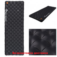 Килимок надувний Sea To Summit Ether Light XT Extreme Mat Rectangular Regular Wide, 183x64x10 см, Black/Orange (STS AMELXTEXMRRW)