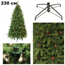 Ель искусственная зеленая с шишками 2.3 м Triumph Tree Empress (756770732008), Новогодняя елка 230 см Эмпресс