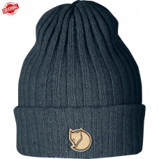 Вязаная шерстяная шапка с отворотом Fjallraven Byron Hat (Graphite) 77388.031