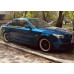 Лезвия (листва, накладки) под пороги BMW 5-Series E60 M-performance (АБС-пластик ПОД ПОКРАСКУ)