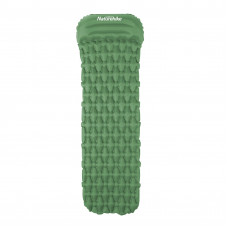 Надувной коврик с подушкой и мешком для надувания Naturehike FC-12 NH19Z003-P (Green) 6927595737750