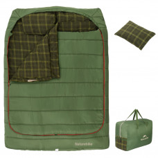 Спальный мешок двухместный с подушками Naturehike CNK2350WS019 6975641882411