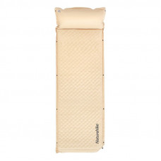 Самонадувающийся коврик с подушкой Naturehike CNK2300DZ014, 30 мм (Beige) 6976023927027