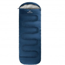Спальник с капюшоном и закругленным дном Naturehike Y150 NH21MSD08, Left (Blue) 6976507663878