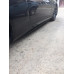 Лезвия (листва, накладки, полоски) под пороги Hyundai Genesis Coupe (Хендай Генезис Купе) черный АБС-пластик ПОД ПОКРАСКУ