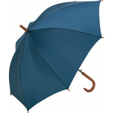Зонт-трость полуавтомат с деревянной ручкой Fare 1132 синий (1132-blue)