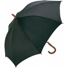 Зонт-трость полуавтомат с деревянной ручкой Fare 1132 черный (1132-black)