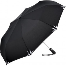 Зонт-мини полуавтомат с фонариком Fare 5571 (5171-black)