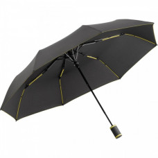 Зонт-мини полуавтомат Fare5583 антрацит/желтый