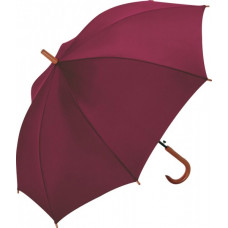 Зонт-трость полуавтомат с деревянной ручкой Fare 1132 бордовый