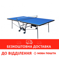 Теннисный стол GSI Sport Compact Premium Blue (Gk-6) для закрытых помещений