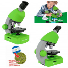 Микроскоп обучающий детский Bresser Junior 40x-640x Green