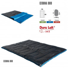 Спальный мешок High Peak Ceduna Duo/+3°C Anthra/Blue (Left)