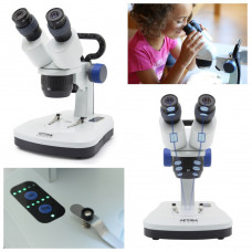 Микроскоп профессиональный для применения в учебных и любительских целях Optika SFX-33 20x-40x Bino Stereo