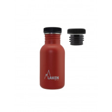 Пляшка для води LAKEN Basic Steel Bottle 0,5L - PP Cap Red 0,5L (BS50RO)