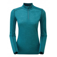 Футболка MONTANE Female Primino 140 Zip Neck Zanskar Blue L/14/40 (FP1ZNZANN4)