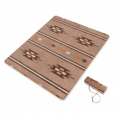 Плед Naturehike Outdoor Warm Geometric Carpet Woolt NH20FS036 (Brown)