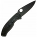 Ніж складний Spyderco Tenacious Black Blade (C122GBBKP)