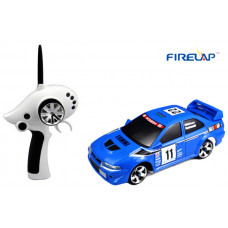 Автомодель р/у 1:28 Firelap IW02M-A Mitsubishi EVO 2WD (синий) (FLP-205G6a)
