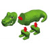 Пазл 3D детский магнитные животные POPULAR Playthings Mix or Match (тигр, крокодил, слон, жираф) (PPT-62000)