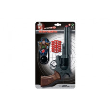 Игрушечный пистолет на пульках Edison Giocattoli Ron Smith 28см 8-зарядный с мишенью (463/33) (ED-0463330)