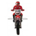 Радиоуправляемая модель Мотоцикл 1:4 Himoto Burstout MX400 Brushed (красный) (MX400r)