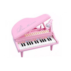 Детское пианино синтезатор Baoli "Маленький музикант" с микрофоном 31 клавиша (розовый) (BAO-1504C-P)