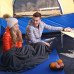 Самонадувний килимок KingCamp Comfort Double KM3084 Blue