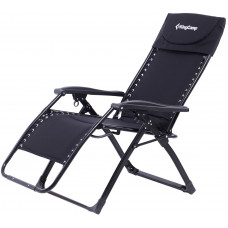 Шезлонг KingCamp Deckchair Enlarged Style(KC3903) Black