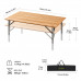 Складной стол Atepa BAMBOO TABLE M+ (AC2004) YELLOW