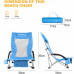 Раскладное кресло KingCamp High backed beach chair(KC1901) blue