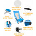 Раскладное кресло KingCamp High backed beach chair(KC1901) blue