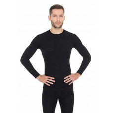 Футболка с длинным рукавом Brubeck ACTIVE WOOL (LS12820) black XXL