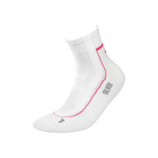 Термоноски InMove RUNNER DEODORANT SILVER white/amaranth (41-43)