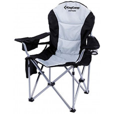 Кресло KingCamp Deluxe Hard Arms Chair(KC3888) BLACK/MID GREY